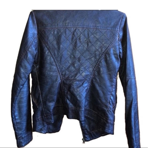 Faux leather Moto jacket - Picture 2 of 7